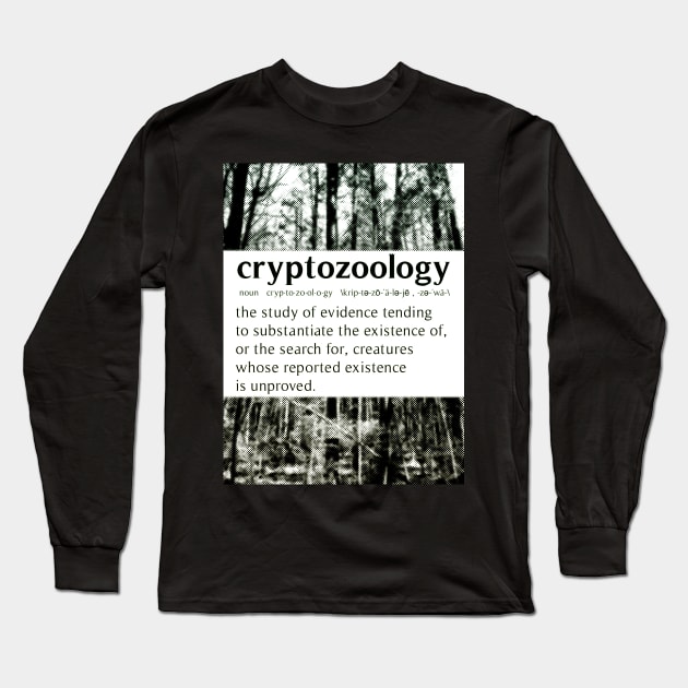 Cryptozoology Long Sleeve T-Shirt by LoudMouthThreads
